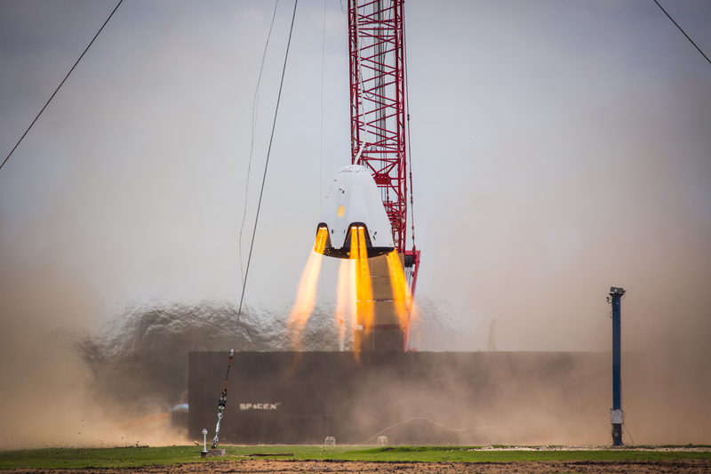 Illustration for article titled SpaceX's Crew Dragon Rocks Latest Hover Tests